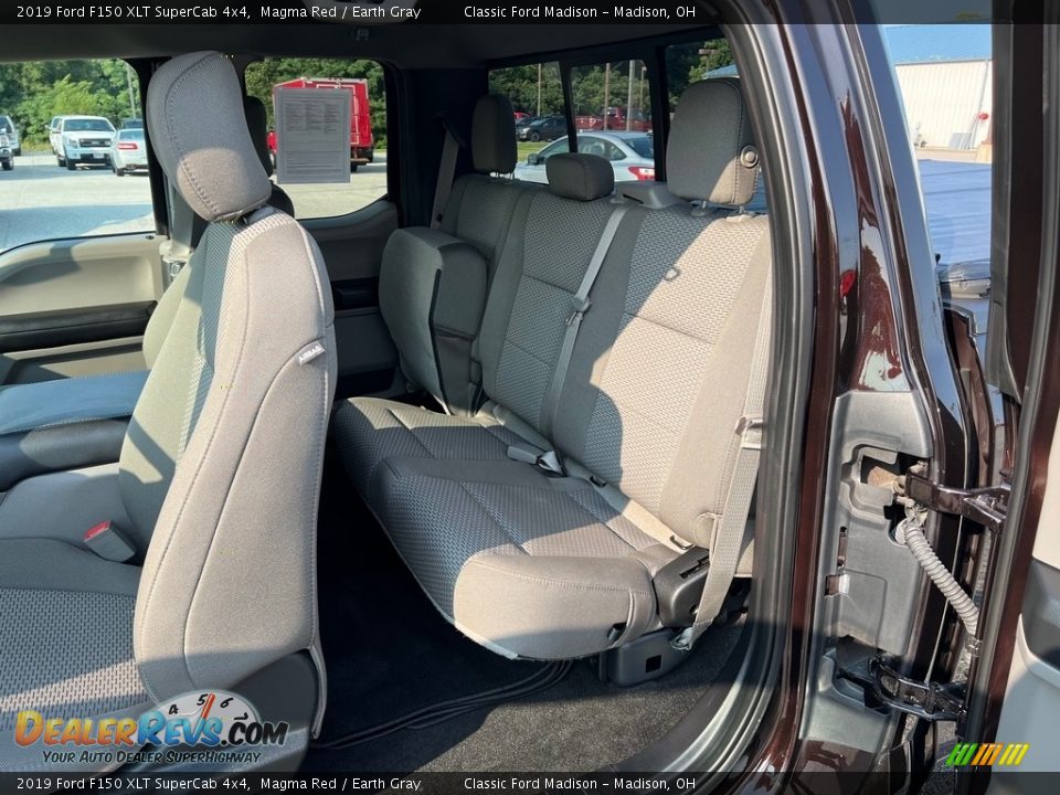 2019 Ford F150 XLT SuperCab 4x4 Magma Red / Earth Gray Photo #10