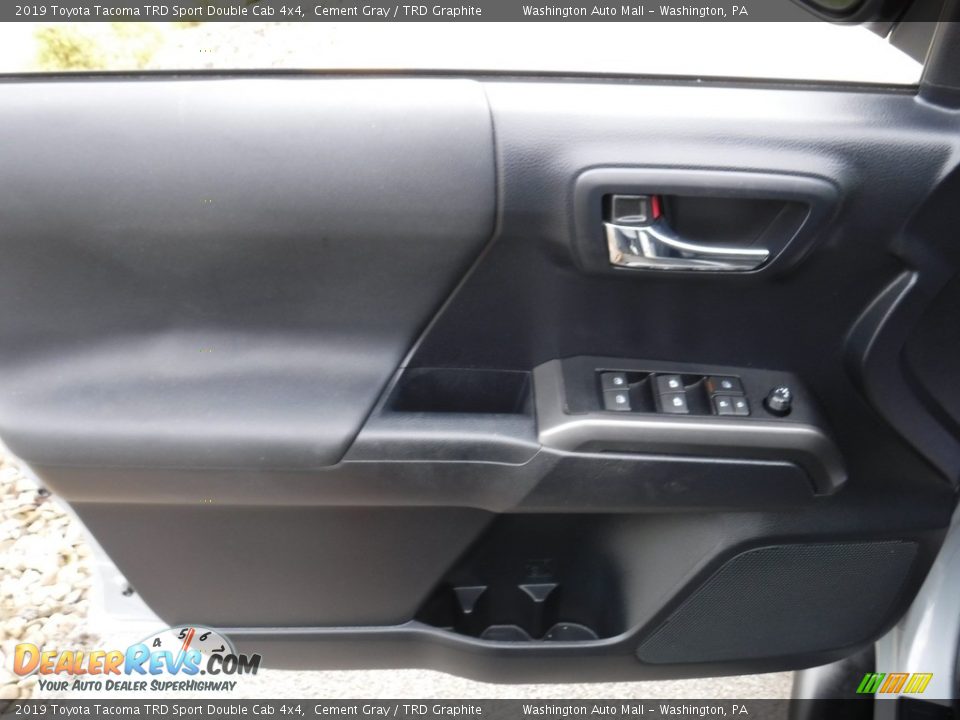 2019 Toyota Tacoma TRD Sport Double Cab 4x4 Cement Gray / TRD Graphite Photo #28
