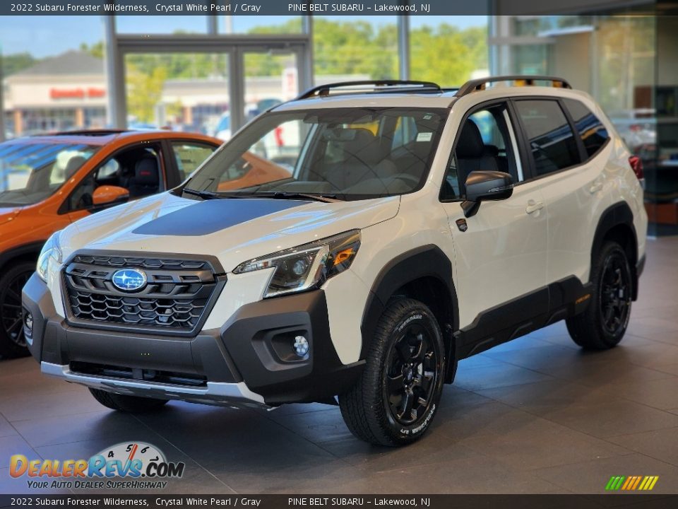 2022 Subaru Forester Wilderness Crystal White Pearl / Gray Photo #1