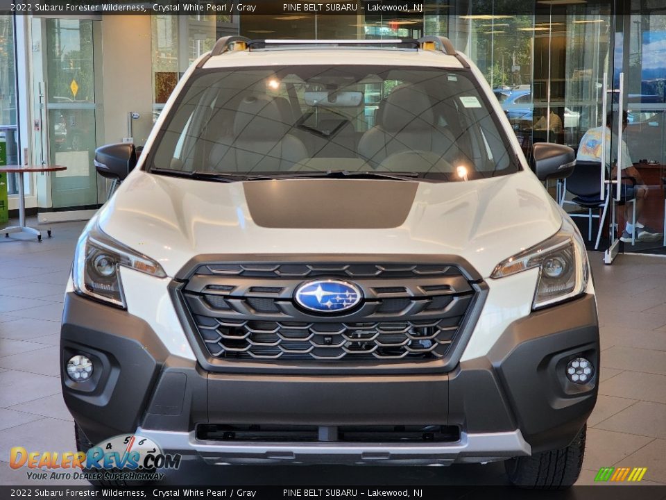 2022 Subaru Forester Wilderness Crystal White Pearl / Gray Photo #2