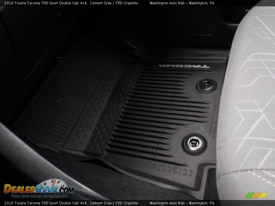 2019 Toyota Tacoma TRD Sport Double Cab 4x4 Cement Gray / TRD Graphite Photo #30