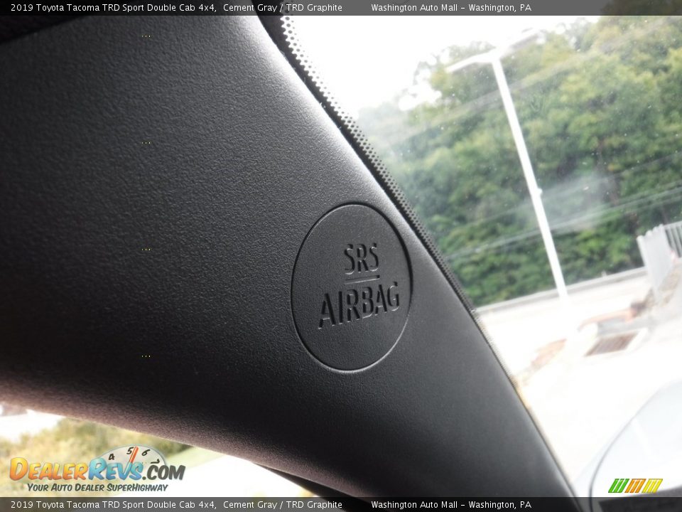 2019 Toyota Tacoma TRD Sport Double Cab 4x4 Cement Gray / TRD Graphite Photo #31