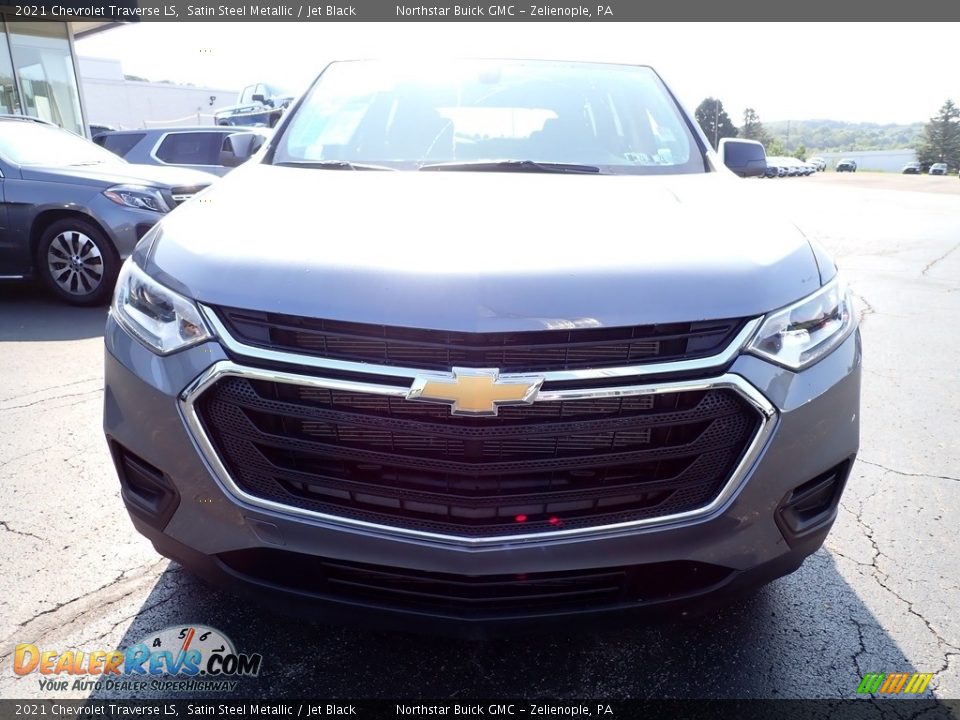 2021 Chevrolet Traverse LS Satin Steel Metallic / Jet Black Photo #11