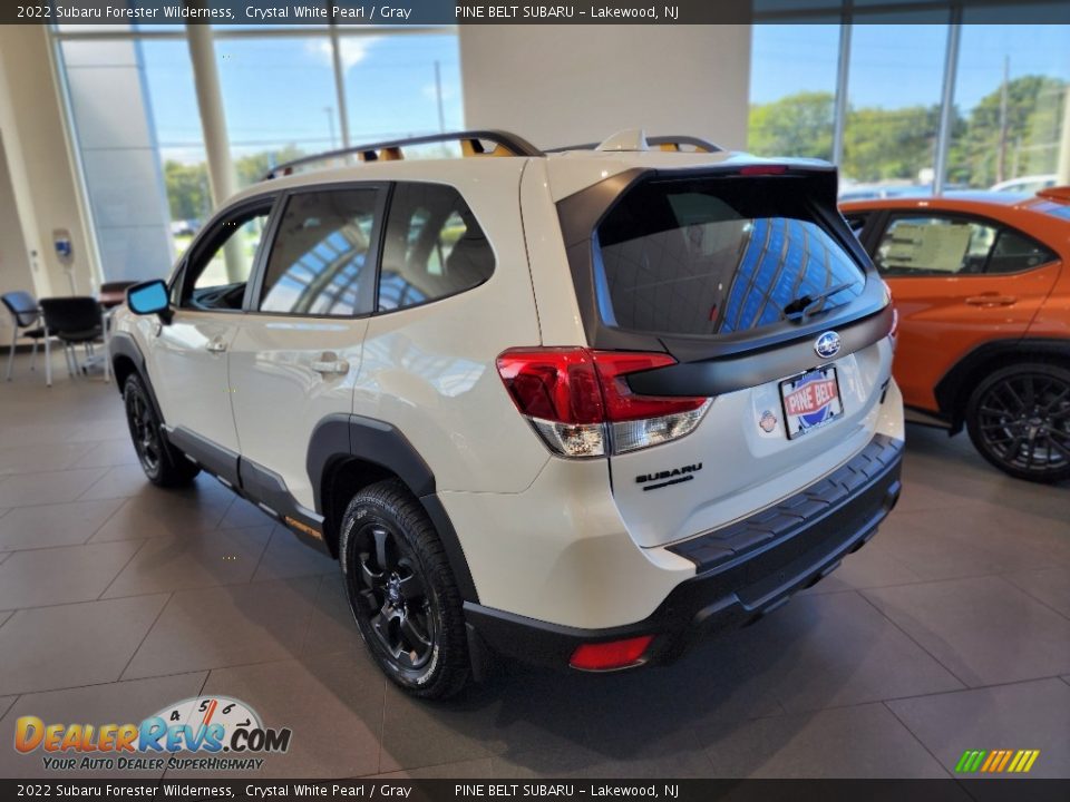 2022 Subaru Forester Wilderness Crystal White Pearl / Gray Photo #4