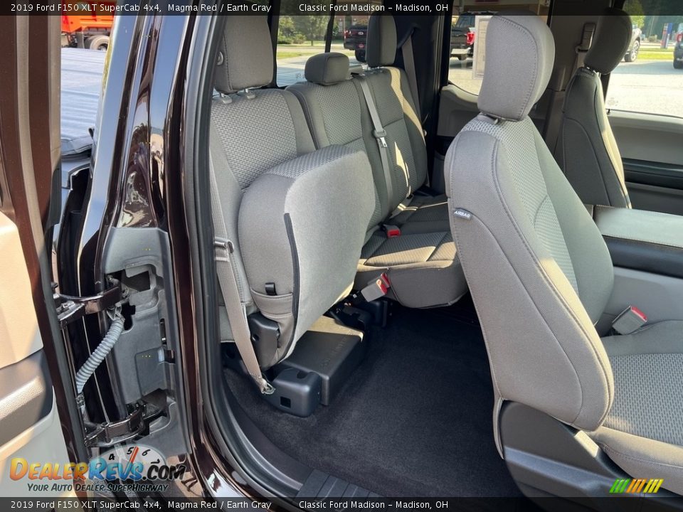 2019 Ford F150 XLT SuperCab 4x4 Magma Red / Earth Gray Photo #15