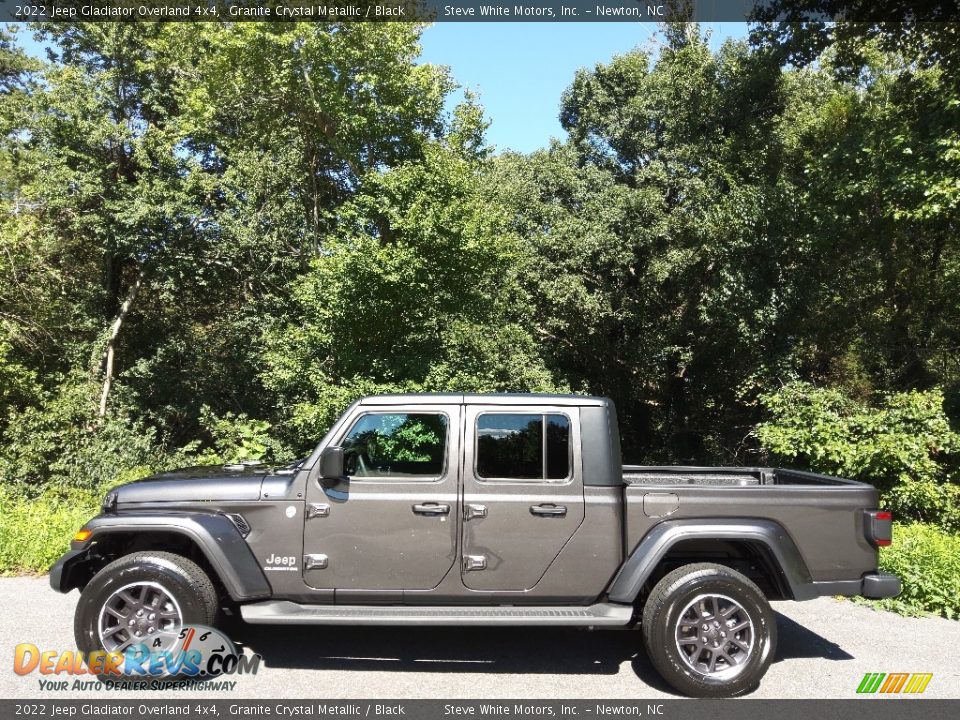 2022 Jeep Gladiator Overland 4x4 Granite Crystal Metallic / Black Photo #1
