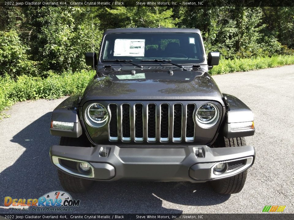 2022 Jeep Gladiator Overland 4x4 Granite Crystal Metallic / Black Photo #3