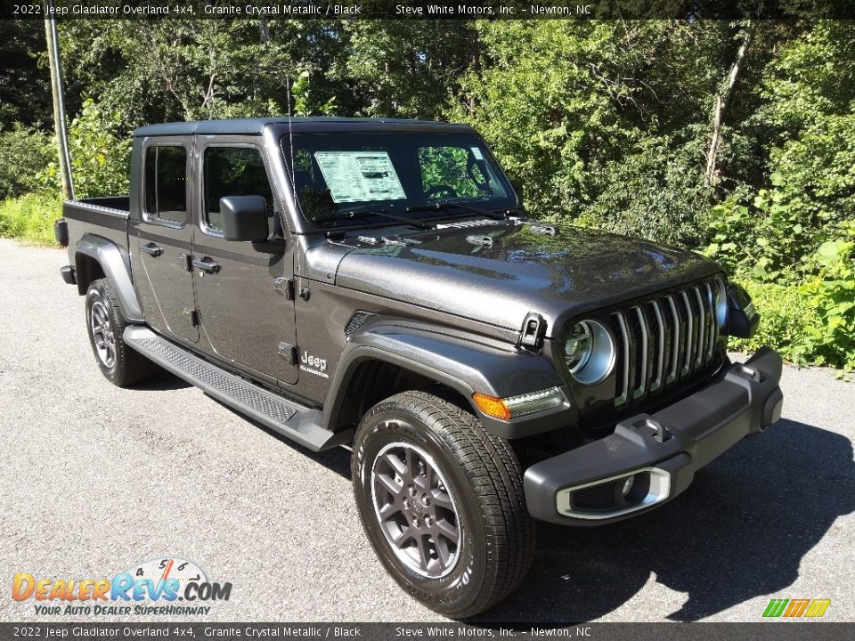 2022 Jeep Gladiator Overland 4x4 Granite Crystal Metallic / Black Photo #4