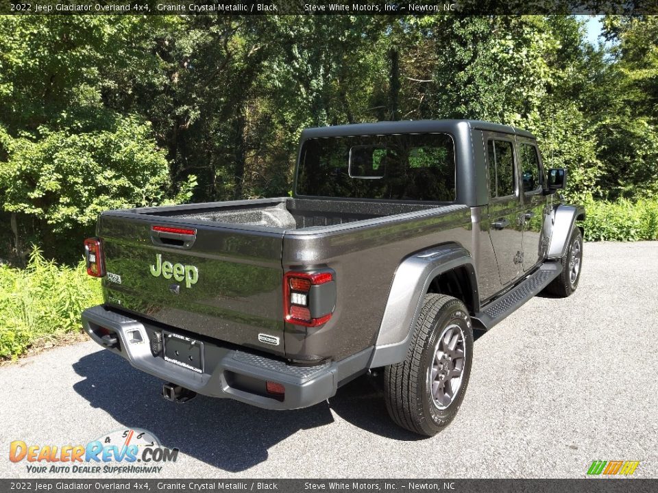 2022 Jeep Gladiator Overland 4x4 Granite Crystal Metallic / Black Photo #6