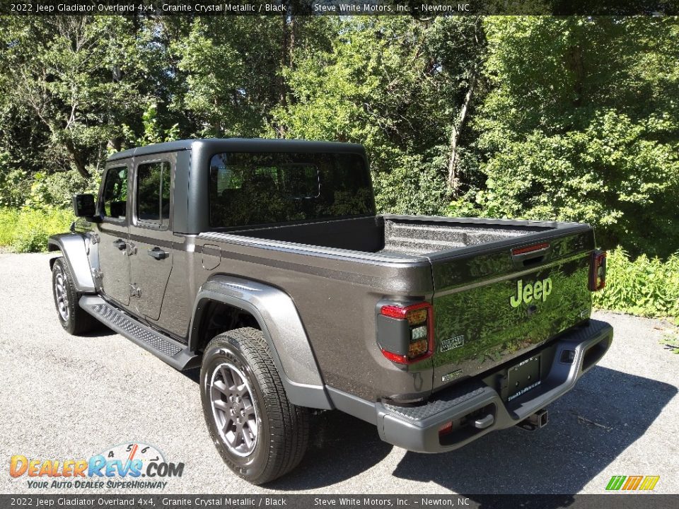 2022 Jeep Gladiator Overland 4x4 Granite Crystal Metallic / Black Photo #9