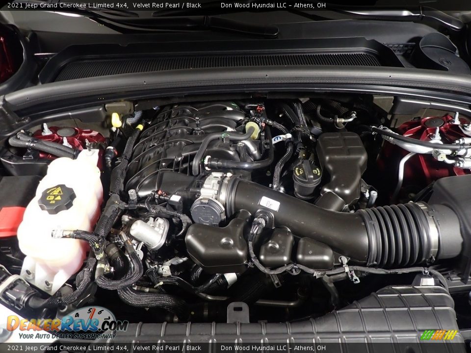 2021 Jeep Grand Cherokee L Limited 4x4 Velvet Red Pearl / Black Photo #9