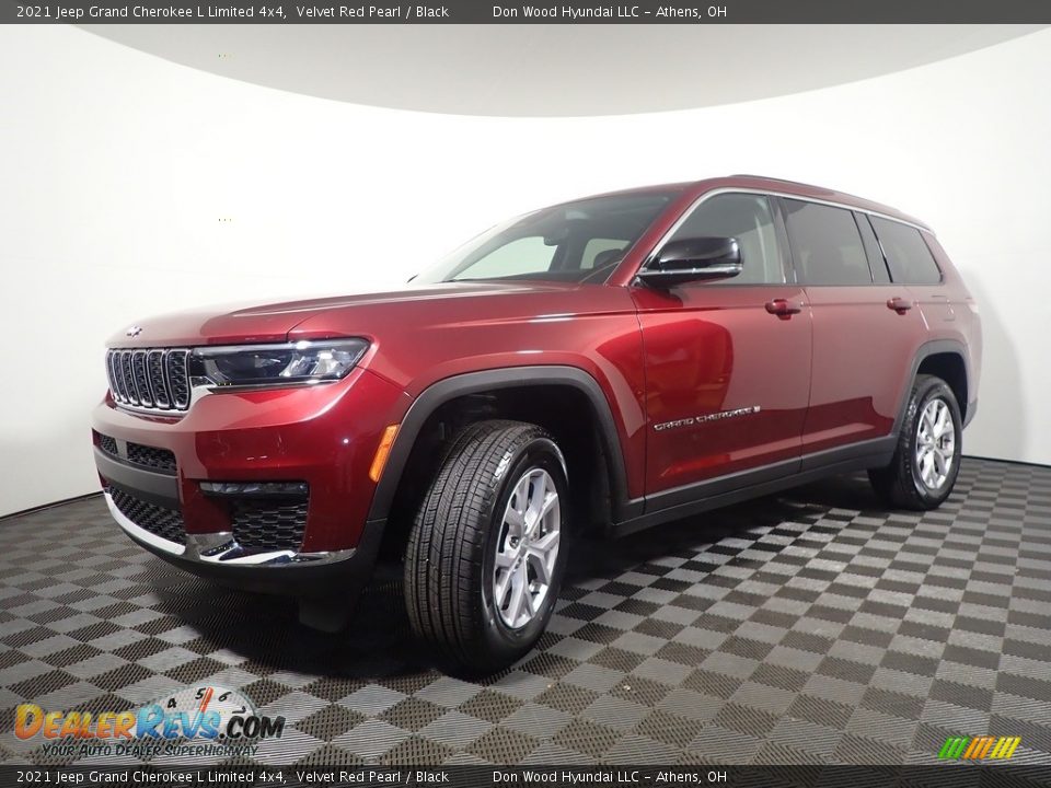 2021 Jeep Grand Cherokee L Limited 4x4 Velvet Red Pearl / Black Photo #10