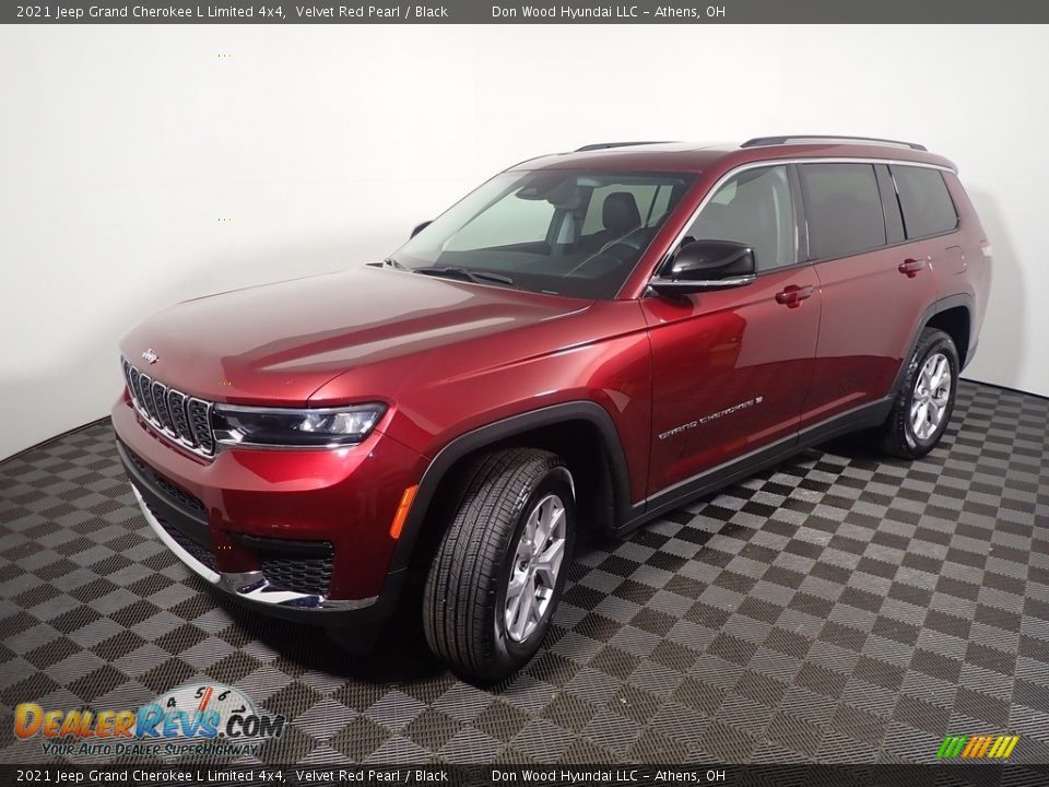 2021 Jeep Grand Cherokee L Limited 4x4 Velvet Red Pearl / Black Photo #11