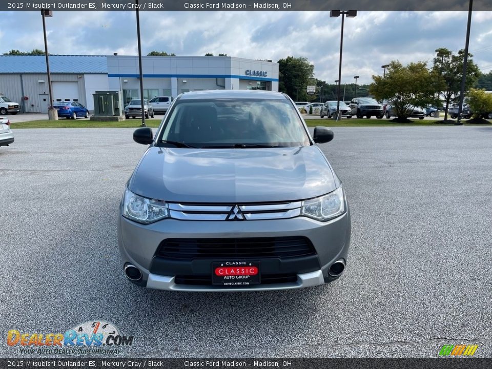 2015 Mitsubishi Outlander ES Mercury Gray / Black Photo #2