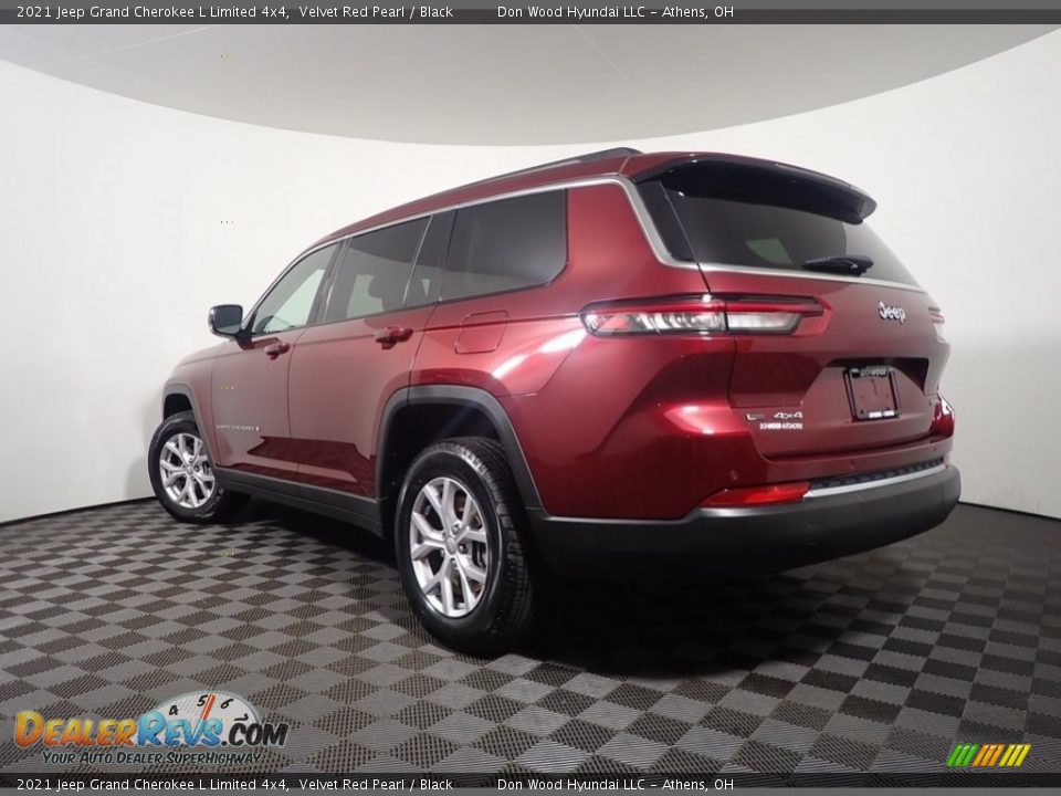 2021 Jeep Grand Cherokee L Limited 4x4 Velvet Red Pearl / Black Photo #13