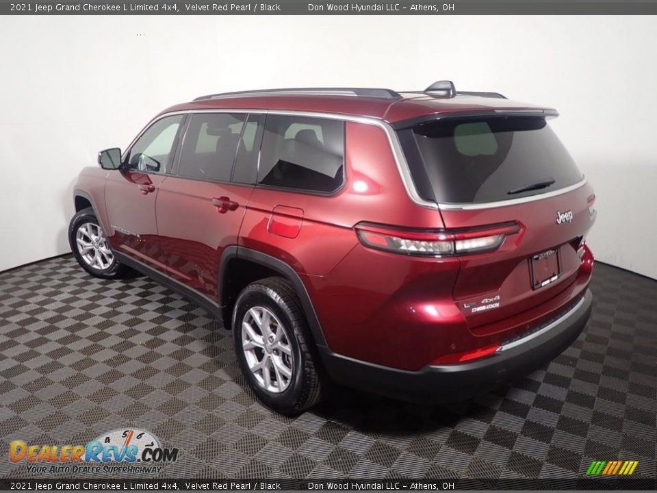 2021 Jeep Grand Cherokee L Limited 4x4 Velvet Red Pearl / Black Photo #14