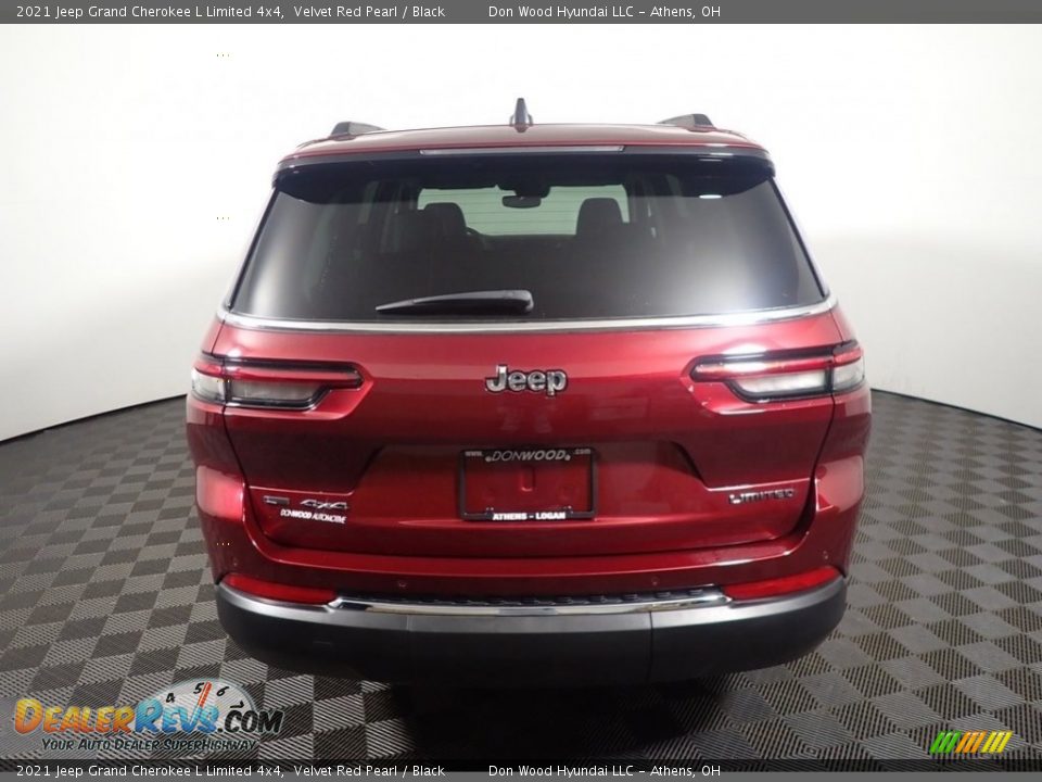 2021 Jeep Grand Cherokee L Limited 4x4 Velvet Red Pearl / Black Photo #15