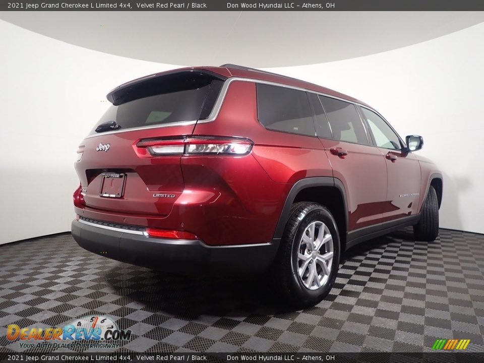 2021 Jeep Grand Cherokee L Limited 4x4 Velvet Red Pearl / Black Photo #18