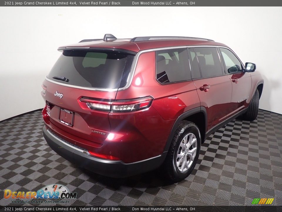 2021 Jeep Grand Cherokee L Limited 4x4 Velvet Red Pearl / Black Photo #19