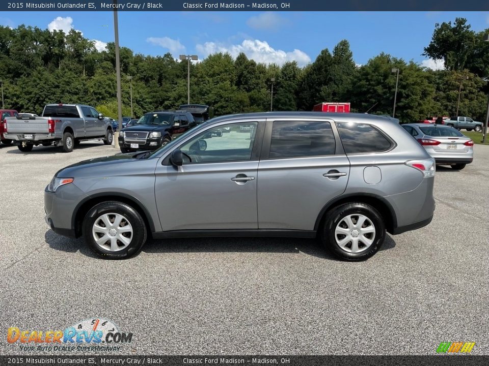 Mercury Gray 2015 Mitsubishi Outlander ES Photo #8