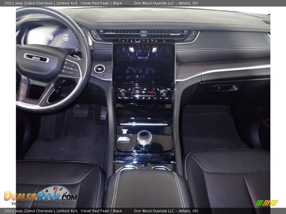 2021 Jeep Grand Cherokee L Limited 4x4 Velvet Red Pearl / Black Photo #25