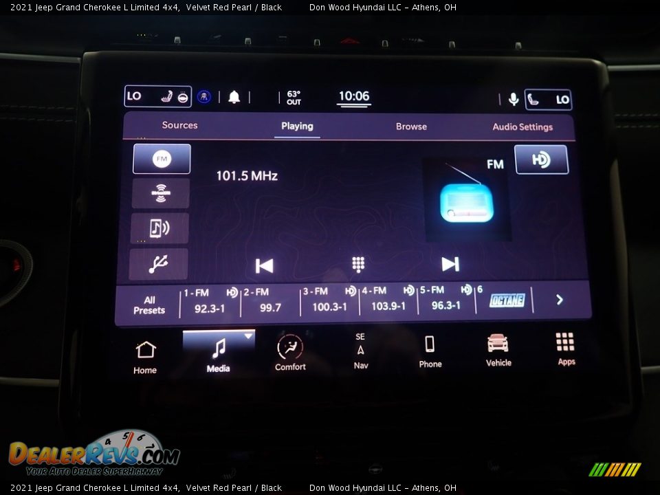 2021 Jeep Grand Cherokee L Limited 4x4 Velvet Red Pearl / Black Photo #26