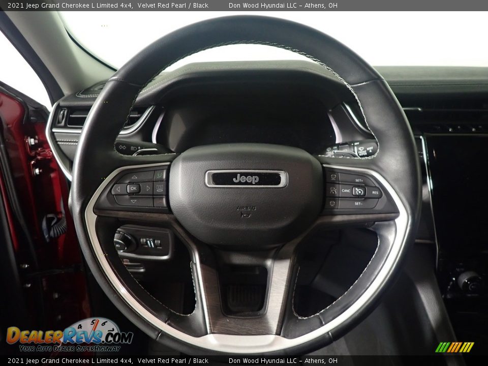 2021 Jeep Grand Cherokee L Limited 4x4 Velvet Red Pearl / Black Photo #27