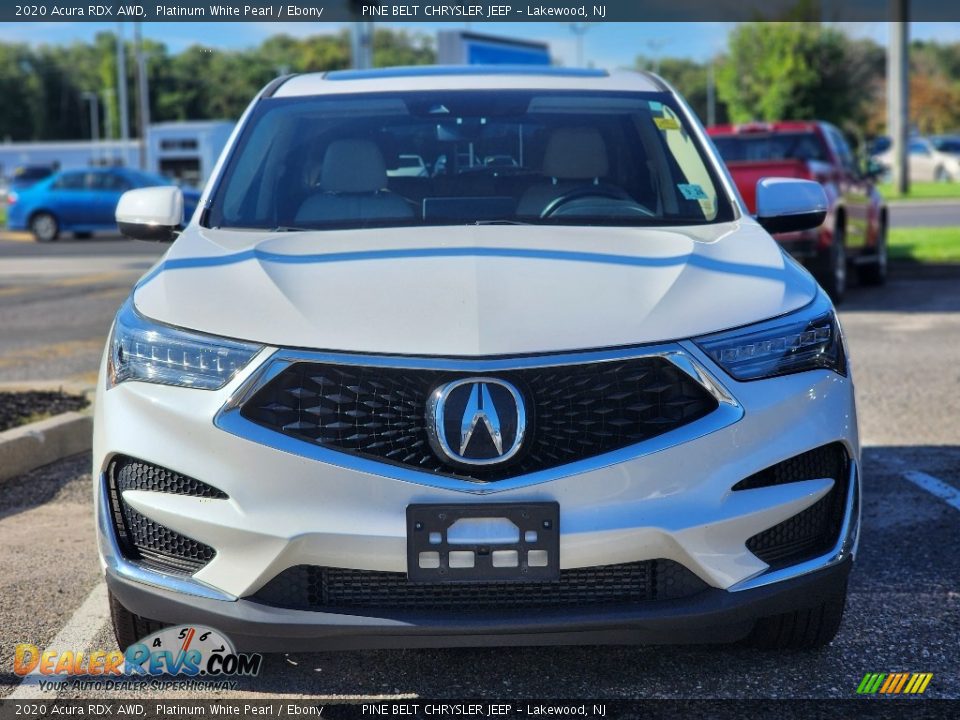 2020 Acura RDX AWD Platinum White Pearl / Ebony Photo #3