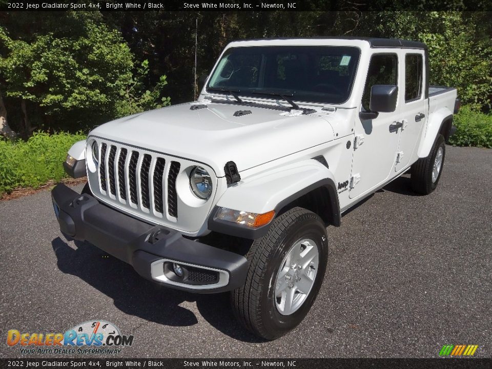 2022 Jeep Gladiator Sport 4x4 Bright White / Black Photo #2