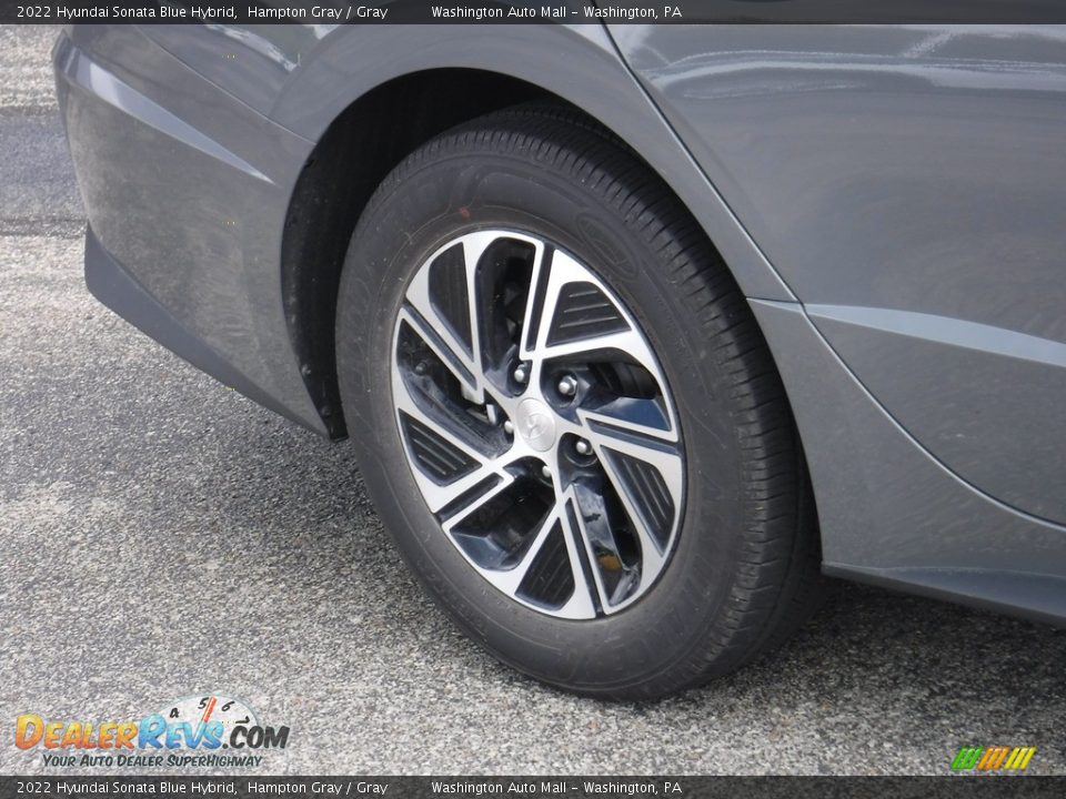 2022 Hyundai Sonata Blue Hybrid Hampton Gray / Gray Photo #3