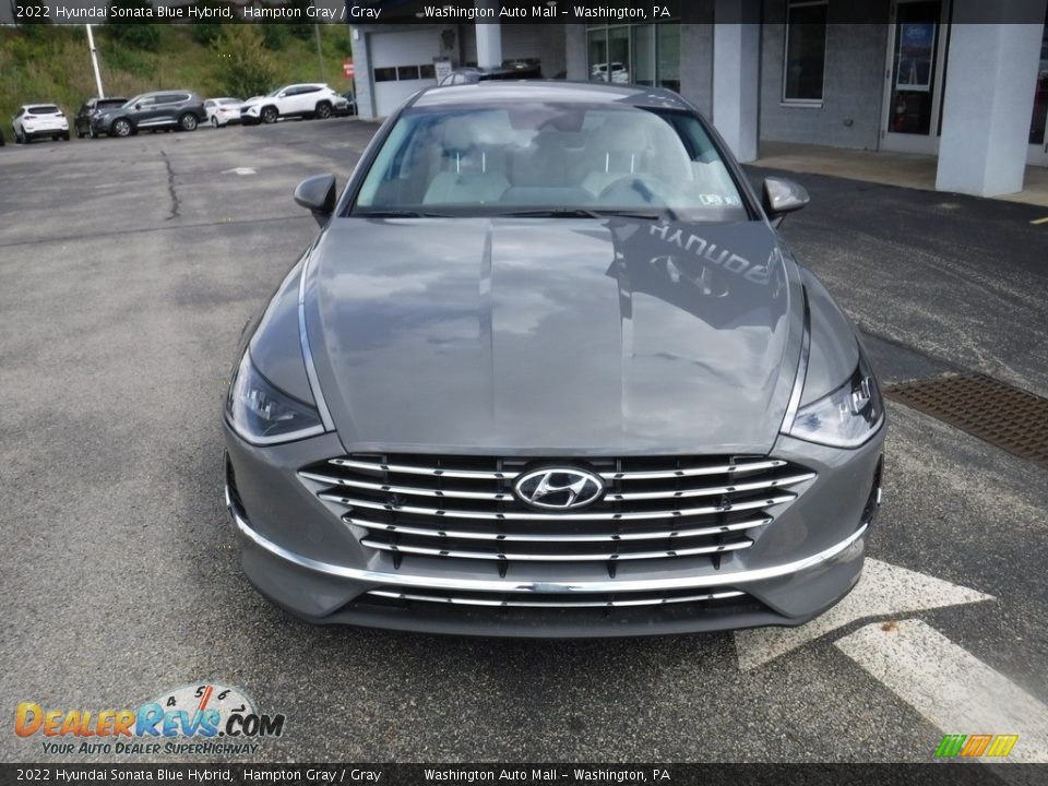 2022 Hyundai Sonata Blue Hybrid Hampton Gray / Gray Photo #4