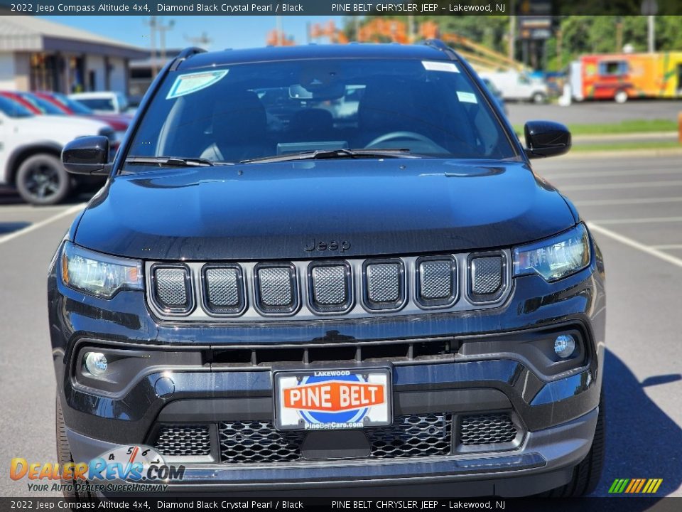 2022 Jeep Compass Altitude 4x4 Diamond Black Crystal Pearl / Black Photo #2