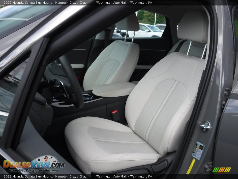 2022 Hyundai Sonata Blue Hybrid Hampton Gray / Gray Photo #13