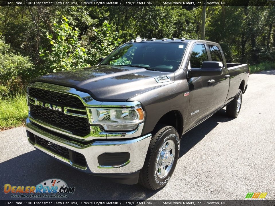 2022 Ram 2500 Tradesman Crew Cab 4x4 Granite Crystal Metallic / Black/Diesel Gray Photo #2