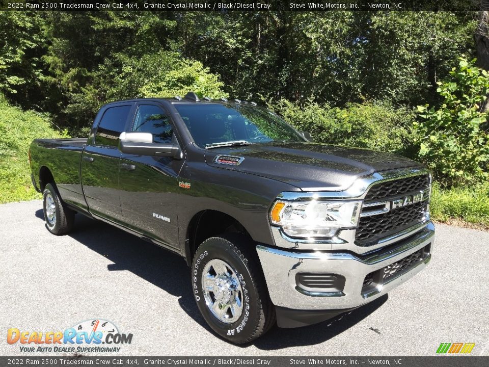 2022 Ram 2500 Tradesman Crew Cab 4x4 Granite Crystal Metallic / Black/Diesel Gray Photo #4