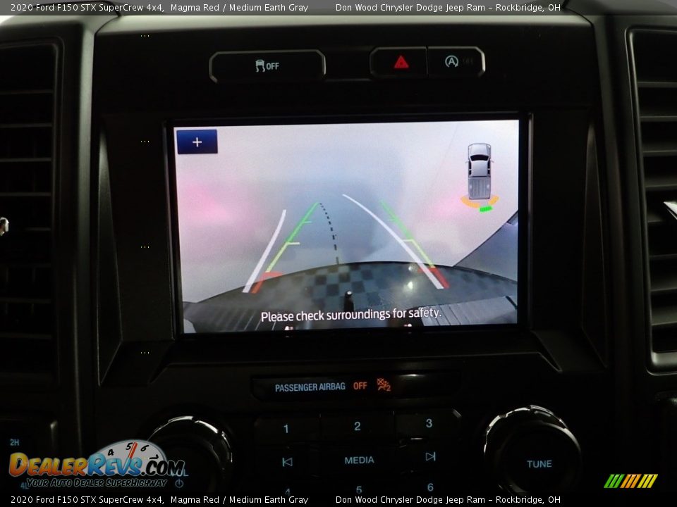 2020 Ford F150 STX SuperCrew 4x4 Magma Red / Medium Earth Gray Photo #3