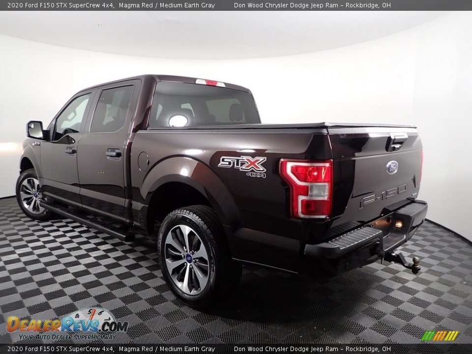 2020 Ford F150 STX SuperCrew 4x4 Magma Red / Medium Earth Gray Photo #6