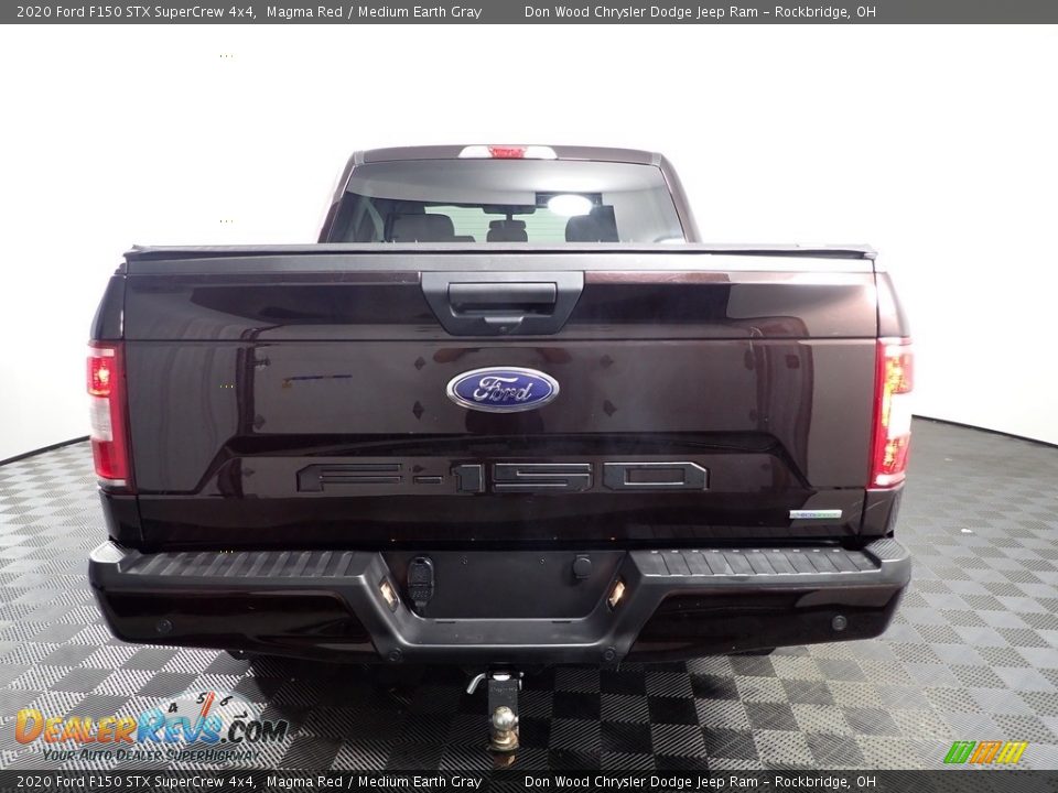 2020 Ford F150 STX SuperCrew 4x4 Magma Red / Medium Earth Gray Photo #7
