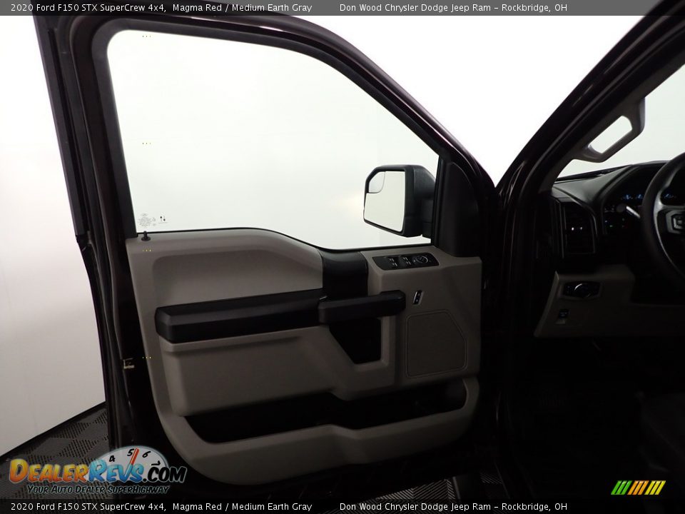2020 Ford F150 STX SuperCrew 4x4 Magma Red / Medium Earth Gray Photo #11