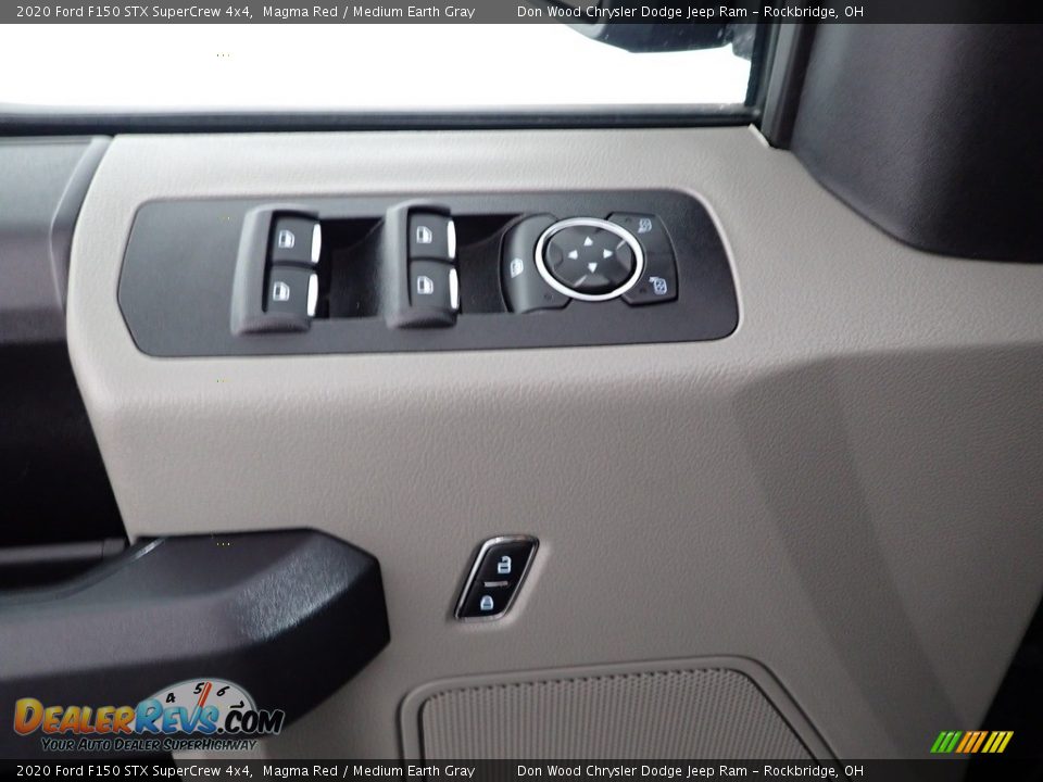 2020 Ford F150 STX SuperCrew 4x4 Magma Red / Medium Earth Gray Photo #12