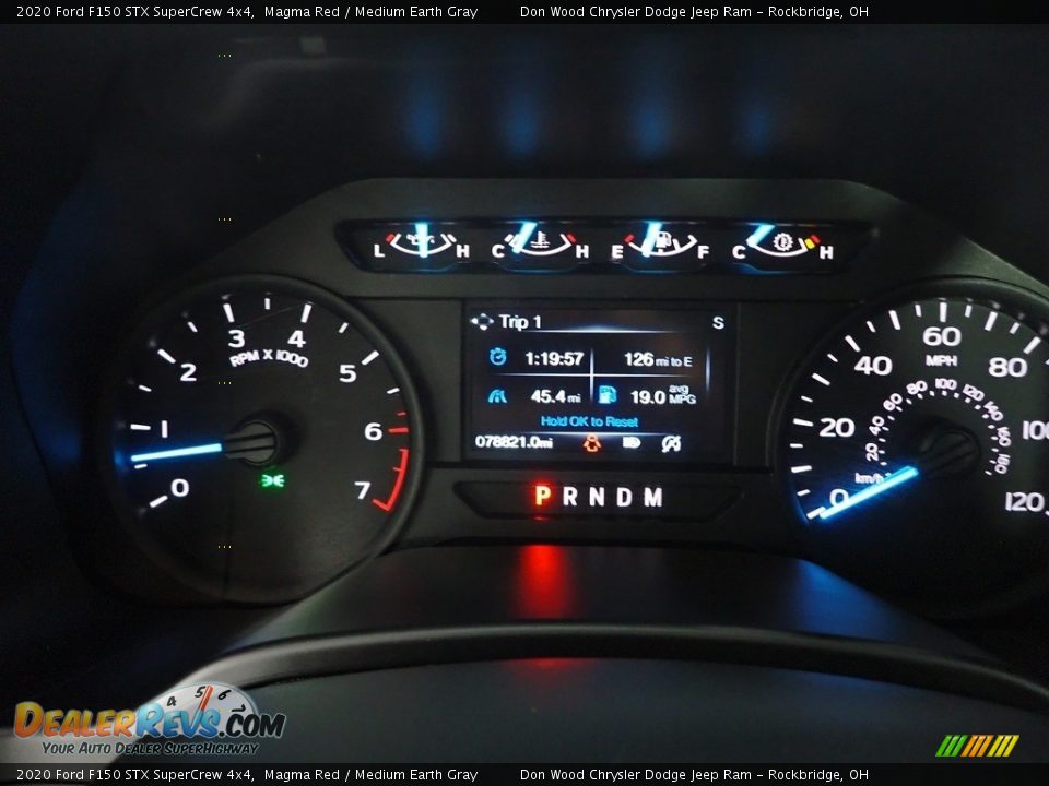 2020 Ford F150 STX SuperCrew 4x4 Magma Red / Medium Earth Gray Photo #18