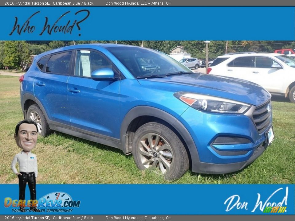 2016 Hyundai Tucson SE Caribbean Blue / Black Photo #1