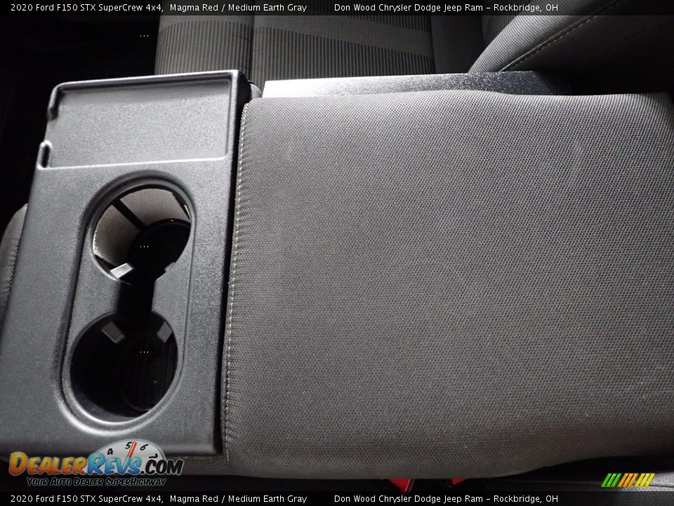 2020 Ford F150 STX SuperCrew 4x4 Magma Red / Medium Earth Gray Photo #21