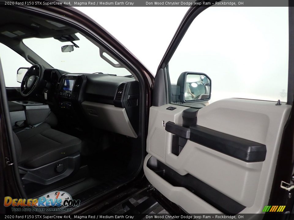 2020 Ford F150 STX SuperCrew 4x4 Magma Red / Medium Earth Gray Photo #26
