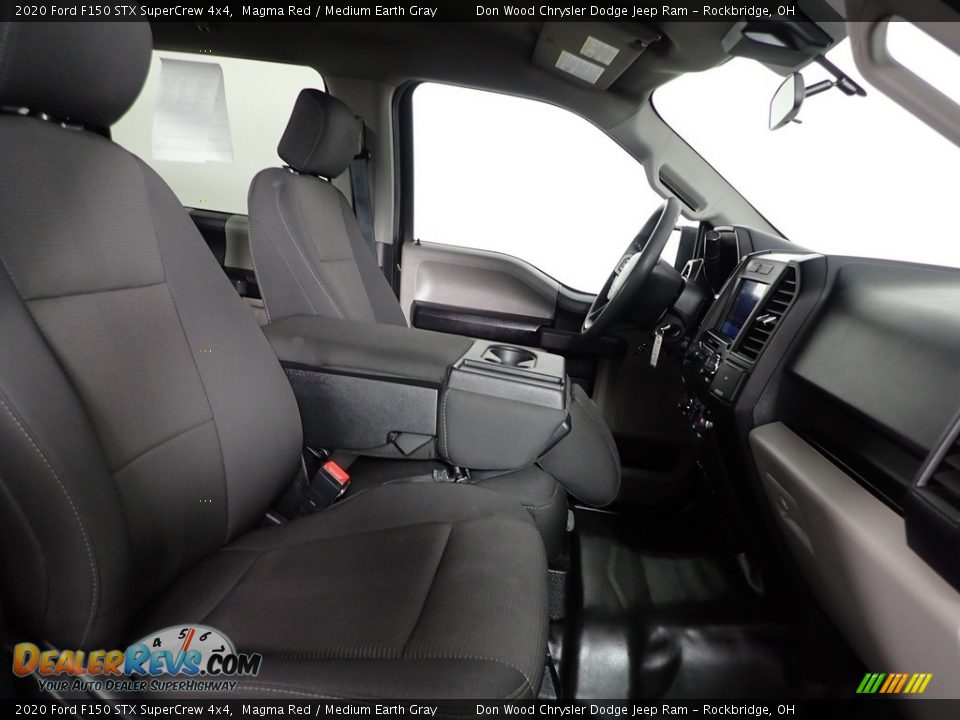 2020 Ford F150 STX SuperCrew 4x4 Magma Red / Medium Earth Gray Photo #27