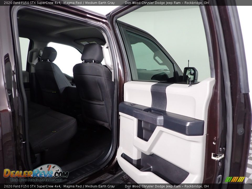 2020 Ford F150 STX SuperCrew 4x4 Magma Red / Medium Earth Gray Photo #28