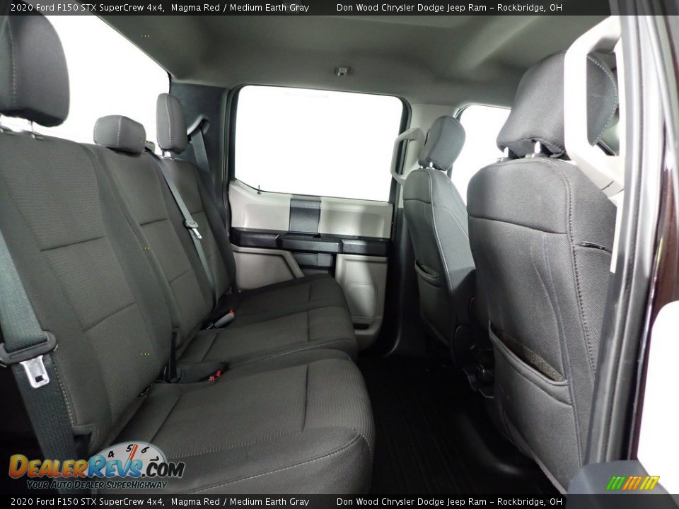 2020 Ford F150 STX SuperCrew 4x4 Magma Red / Medium Earth Gray Photo #29