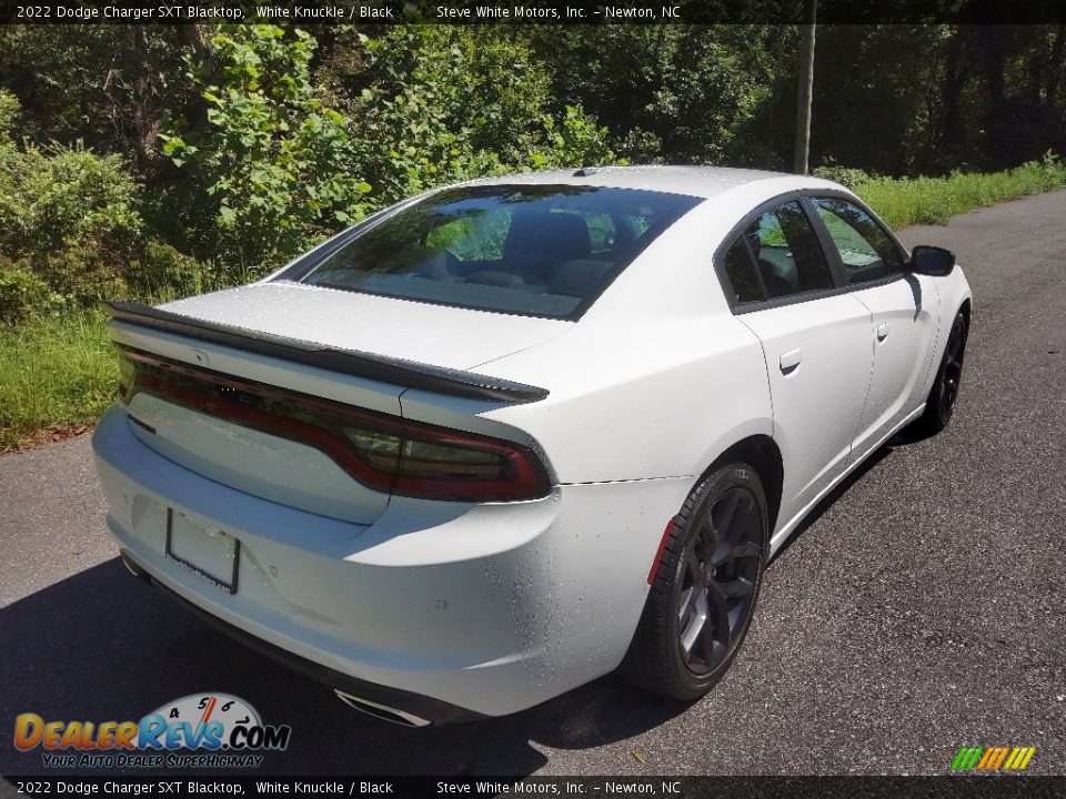 2022 Dodge Charger SXT Blacktop White Knuckle / Black Photo #6