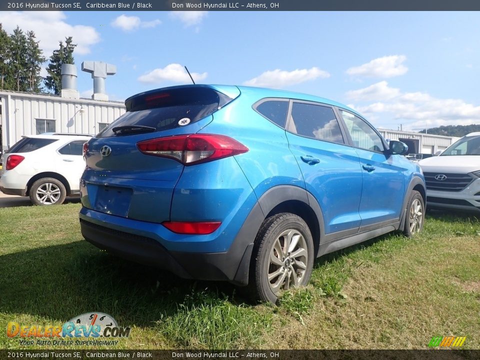 2016 Hyundai Tucson SE Caribbean Blue / Black Photo #11