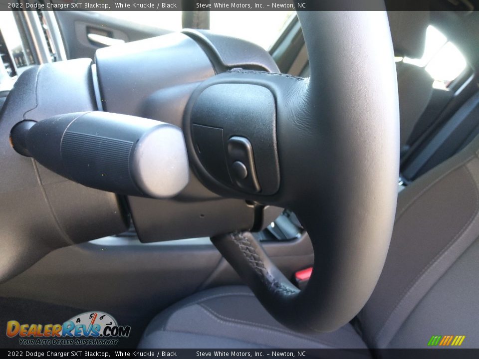 2022 Dodge Charger SXT Blacktop White Knuckle / Black Photo #12